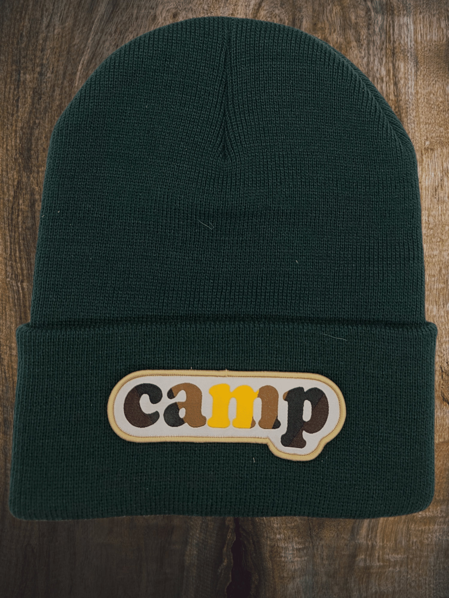 Camping Mütze Mit Camp Aufnäher von HatsPatches