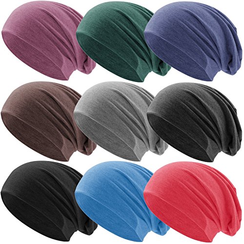 Hatstar® Klassische Slouch Long Beanie Mütze | leicht und weich | für Damen und Herren | Übergangsmütze für Frühling und Sommer (Anthrazit) von Hatstar