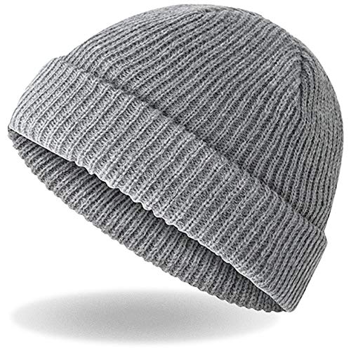 Hatstar Trawler Unisex Beanie Mütze Seemanns Fishers Mütze für Damen und Herren (Heather Grey) von Hatstar