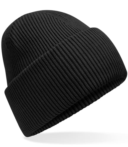 Hatstar Warme Damen Beanie Mütze | Herren Wintermütze | Strickmütze | Für Damen und Herren (Schwarz) von Hatstar