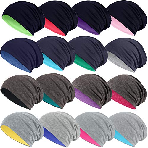 Hatstar 2in1 Reversible Unisex Beanie | Damen und Herren Mütze | Übergangsmütze für Frühling und Sommer | SoftTouch Poly - Baumwolle | leicht & weich (2 in 1 dunkelgrau/hellgrau) von Hatstar