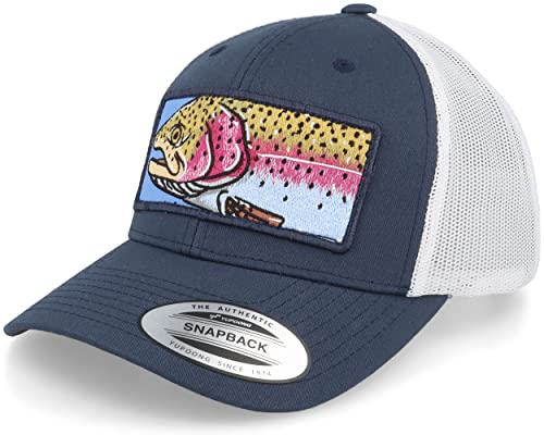 Hatstore Big Rainbow Trout Navy/White Trucker Cap - Grösse: One Size - (55-60 cm) von Hatstore