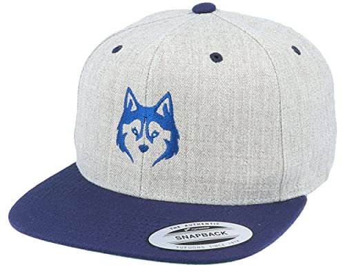 Hatstore Husky Heather Grey/Navy Snapback Cap - Grösse: One Size - (55-60 cm) von Hatstore