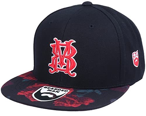 Hatstore Monogram Black/Rose Red Snapback Cap - Grösse: One Size - (55-60 cm) von Hatstore