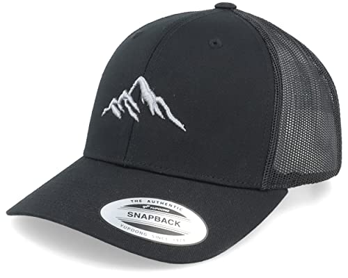 Hatstore Mountain 3D Black Trucker Cap - Grösse: One Size - (55-60 cm) von Hatstore