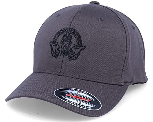 Hatstore Odin Wolves Logo Dark Grey Flexfit Cap - Grösse: S/M - (55-58 cm) von Hatstore