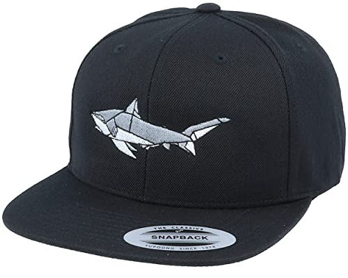 Hatstore Paper Shark Black Snapback Cap - Grösse: One Size - (55-60 cm) von Hatstore