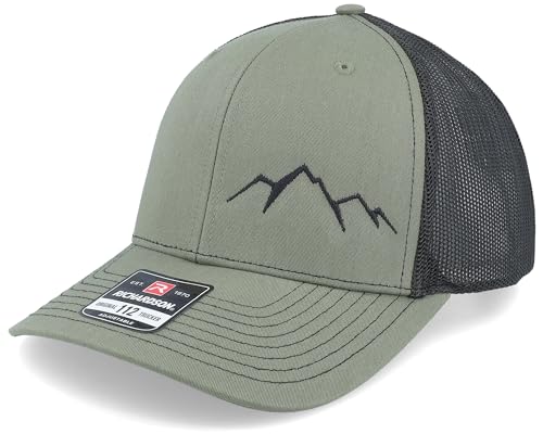 Hatstore Small Mountain 112 Split Loden/Black Trucker Cap - Grösse: One Size - (55-60 cm) von Hatstore