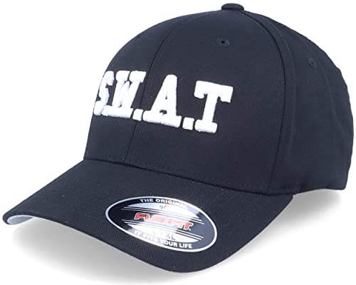 Hatstore Swat 3D Black Flexfit Cap - Grösse: L/XL - (58-61 cm) von Hatstore