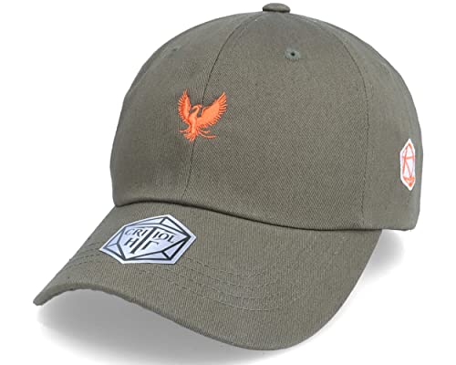 Hatstore Tiny Phoenix Olive Dad Cap Cap - Grösse: One Size - (55-60 cm) von Hatstore