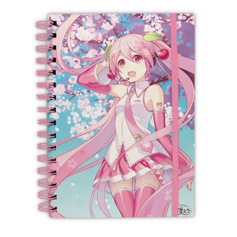 Hatsune Miku Cherry Blossom Notizbuch multicolor von Hatsune Miku