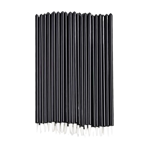 50 Stück/Set Pinsel Sticks Make-up Pinsel Applikatoren Lidschatten Pinsel Make-up Werkzeug von Hattba