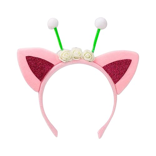 Cosplay Pailletten Ohr Stirnband Frau Studenten Karneval Anime Charakter Haarband Ohr Stirnbänder Weihnachten Haarreifen von Hattba