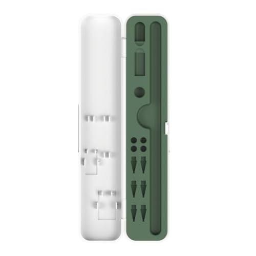 Durability Storage Container for Pencil 1/2/3 Digital Pen Accessories Including Nibs Adapters and Charging Cables Holder Storage Case, grün Durability Storage Container for Pencil 1/2/3 Digital Pen Accessories Including Nibs Adapters and Charging Cables Holder Storage Case, grün von Hattba