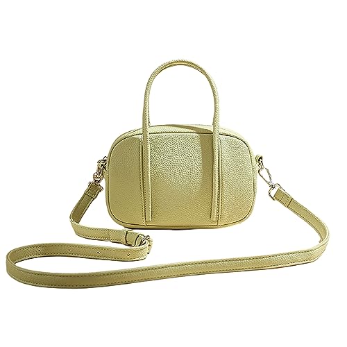 Einfarbige, schlichte modische Tragetasche, Handtasche, Schultertaschen für Damen und Mädchen, trendige Taschen, große Kapazität, Crossbody-Tasche, Schultertasche für Damen, grün, One Size Einfarbige, schlichte modische Tragetasche, Handtasche, Schultertaschen für Damen und Mädchen, trendige Taschen, große Kapazität, Crossbody-Tasche, Schultertasche für Damen, grün, One Size von Hattba