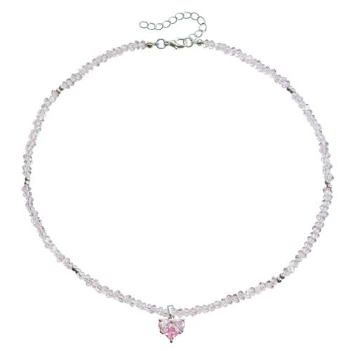 Einzigartige handgefertigte Halskette mit stabilen Samenperlen und verstellbarer Länge, Liebesherz-Designs, Accessoire für romantische Gesten, verstellbare Länge, Einheitsgröße, Wie beschrieben, Wie Einzigartige handgefertigte Halskette mit stabilen Samenperlen und verstellbarer Länge, Liebesherz-Designs, Accessoire für romantische Gesten, verstellbare Länge, Einheitsgröße, Wie beschrieben, Wie von Hattba