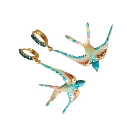 Elegante Schwalben-Ohrringe, modische Schwalben-Ohrringe, vielseitiger Ohrschmuck für Partys und Verabredungen, Vogeltropfen von Hattba