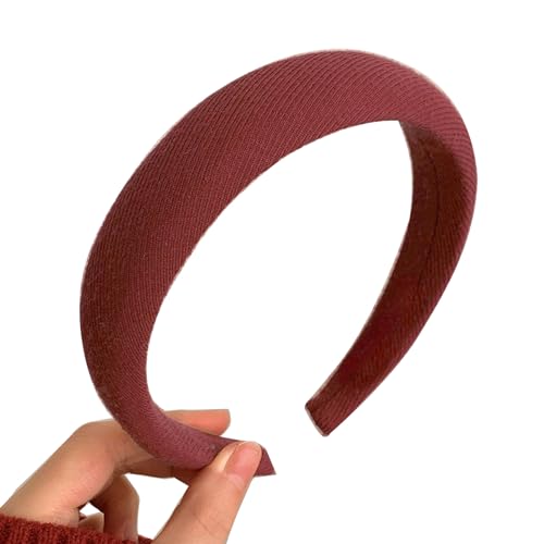 Französisches Weihnachts-Stirnband aus Stoff für Damen und Mädchen, festliches Haarband, Einkaufen, Kopfschmuck, Urlaub, Party, Haar-Accessoire von Hattba