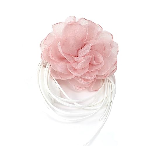 Hattba Große Blumen-Halskette für Damen, Retro-Schnürband, Blume, Schlüsselbeinkette, Modeschmuck, Geschenk, Schnürschnurkette Hattba Große Blumen-Halskette für Damen, Retro-Schnürband, Blume, Schlüsselbeinkette, Modeschmuck, Geschenk, Schnürschnurkette von Hattba