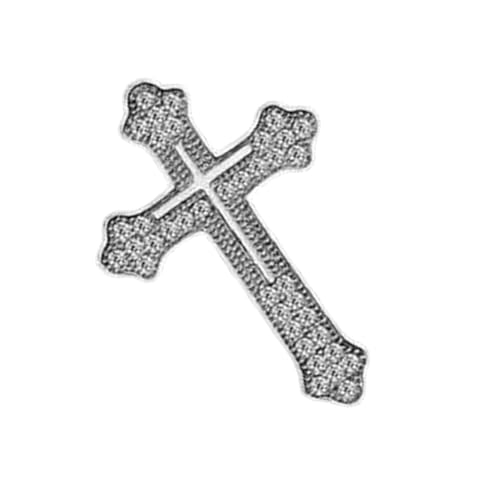 Hattba Raffinierte Herren-Brosche mit Kreuzen, Anstecknadel, elegantes Anzug-Accessoire für geschäftliche und formelle Veranstaltungen von Hattba