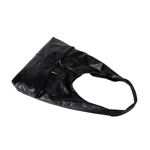 Koreanische Stile Umhängetasche Große Kapazität Unterarmtasche PU Leder Achsel Einkaufen Mode Handtasche für Reisen Frauen Achsel Koreanische Stile Handtasche All-Matching Schulter Achsel Achsel von Hattba
