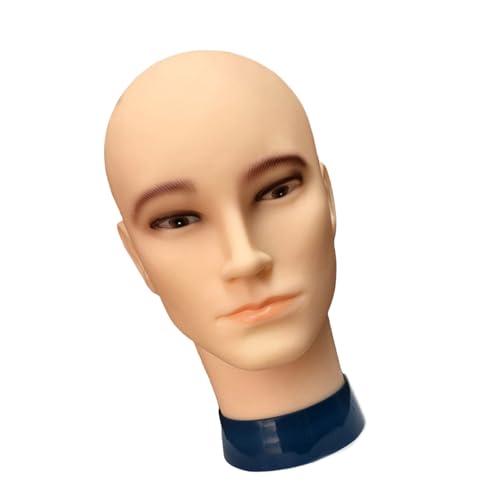 Mannequin Head Mannequin Head Male Wigs Head Practical Man Hair Model For Wigs Making And Display Hat Helmets Glasses Male Bald Mannequin For Making And Display Hat von Hattba
