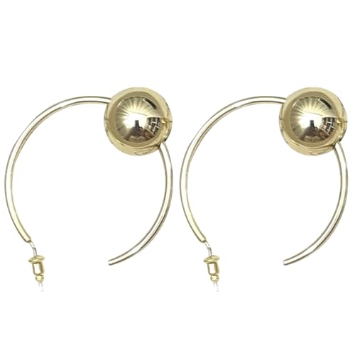 Metall Creolen Legierung Ohrreifen Modische Anhänger Ohrringe Täglich Tragen Hoop Legierung Textur Für Jeden Look Mode Accessoires, Einheitsgröße, Wie beschrieben, Wie beschrieben von Hattba