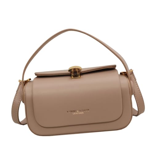 Modische Umhängetasche für Damen, elegante koreanische Stile, Box-Tasche, Lederhandtasche, trendige Damen-Schultertasche, Umhängetasche, khaki, As picture shown Modische Umhängetasche für Damen, elegante koreanische Stile, Box-Tasche, Lederhandtasche, trendige Damen-Schultertasche, Umhängetasche, khaki, As picture shown von Hattba