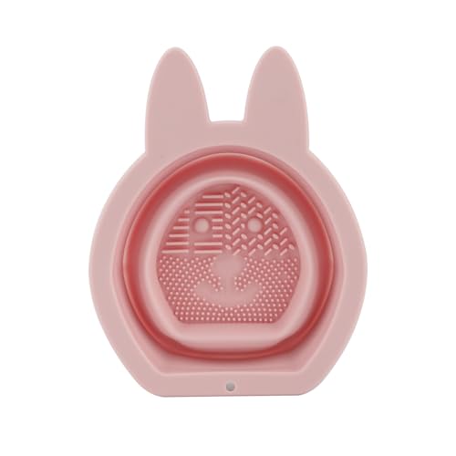 Silikon-Make-up-Pinsel-Reinigungsmatte, Kosmetik-Reinigungspad, faltbar, Make-up-Schüssel, tragbares Werkzeug, Silikon, Make-up-Reinigungsschale, faltbare Kosmetik-Reinigermatten von Hattba