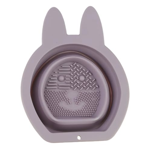 Silikon-Make-up-Pinsel-Reinigungsmatte, Kosmetik-Reinigungspad, faltbar, Make-up-Schüssel, tragbares Werkzeug, Silikon, Make-up-Reinigungsschale, faltbare Kosmetik-Reinigermatten von Hattba