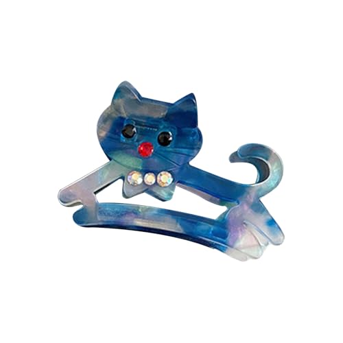 Stilvolle Katzen-Haarspange aus Acetat, modisches Haar-Accessoire, einfach zu verwenden, um jedem Outfit Charme zu verleihen von Hattba