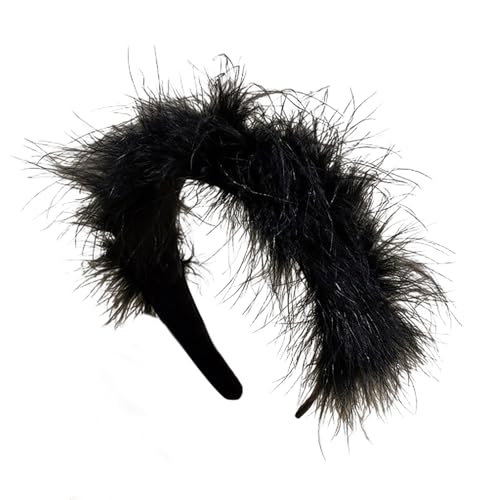 Stilvoller, gefiederter Kopfschmuck für Weihnachten, Festival, Haarschmuck für den täglichen Gebrauch und besondere Anlässe von Hattba