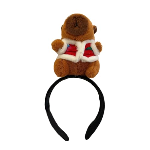 Weiche Kapibala-Stirnbänder, Cartoon-Design, einzigartiger Haarreifen, mehrere Stile, Kopfschmuck für Alltag und Partys von Hattba