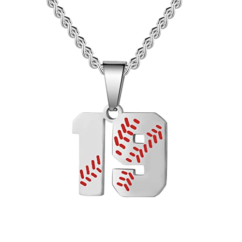 Hatti Doris Baseball-Nummern-Halskette für Herren 00–99 – Jersey-Zahlen-Halskette mit vergoldeter Edelstahlkette und Baseball-Charm-Anhänger, Edelstahl, Kein Edelstein Hatti Doris Baseball-Nummern-Halskette für Herren 00–99 – Jersey-Zahlen-Halskette mit vergoldeter Edelstahlkette und Baseball-Charm-Anhänger, Edelstahl, Kein Edelstein von HattiDoris