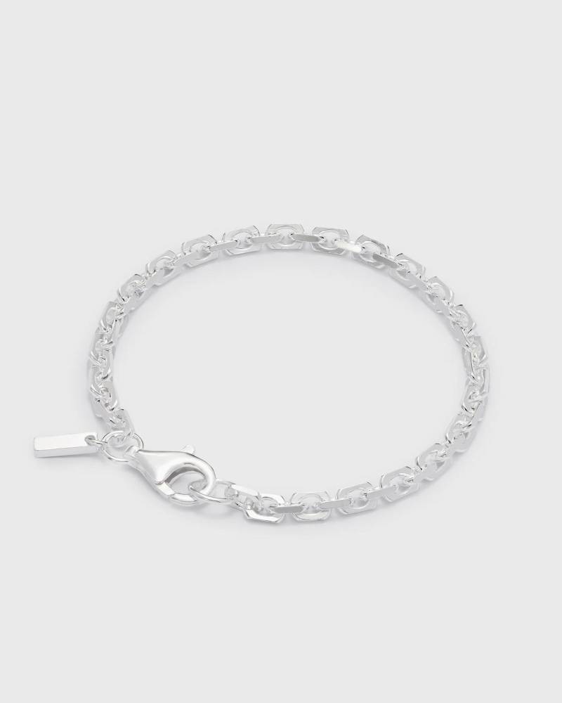 Hatton Labs Anchor Bracelet men Jewellery silver in Größe:21,6 CM von Hatton Labs