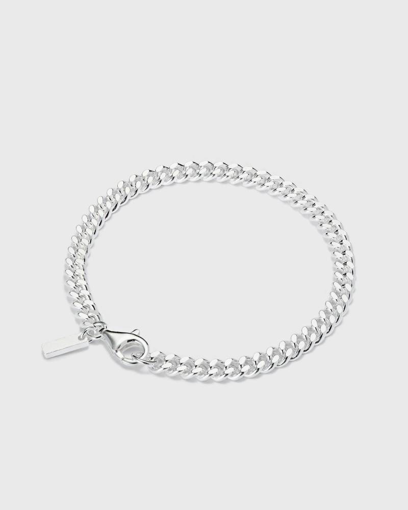 Hatton Labs Classic Cuban Bracelet M men Jewellery silver in Größe:19,1 CM von Hatton Labs