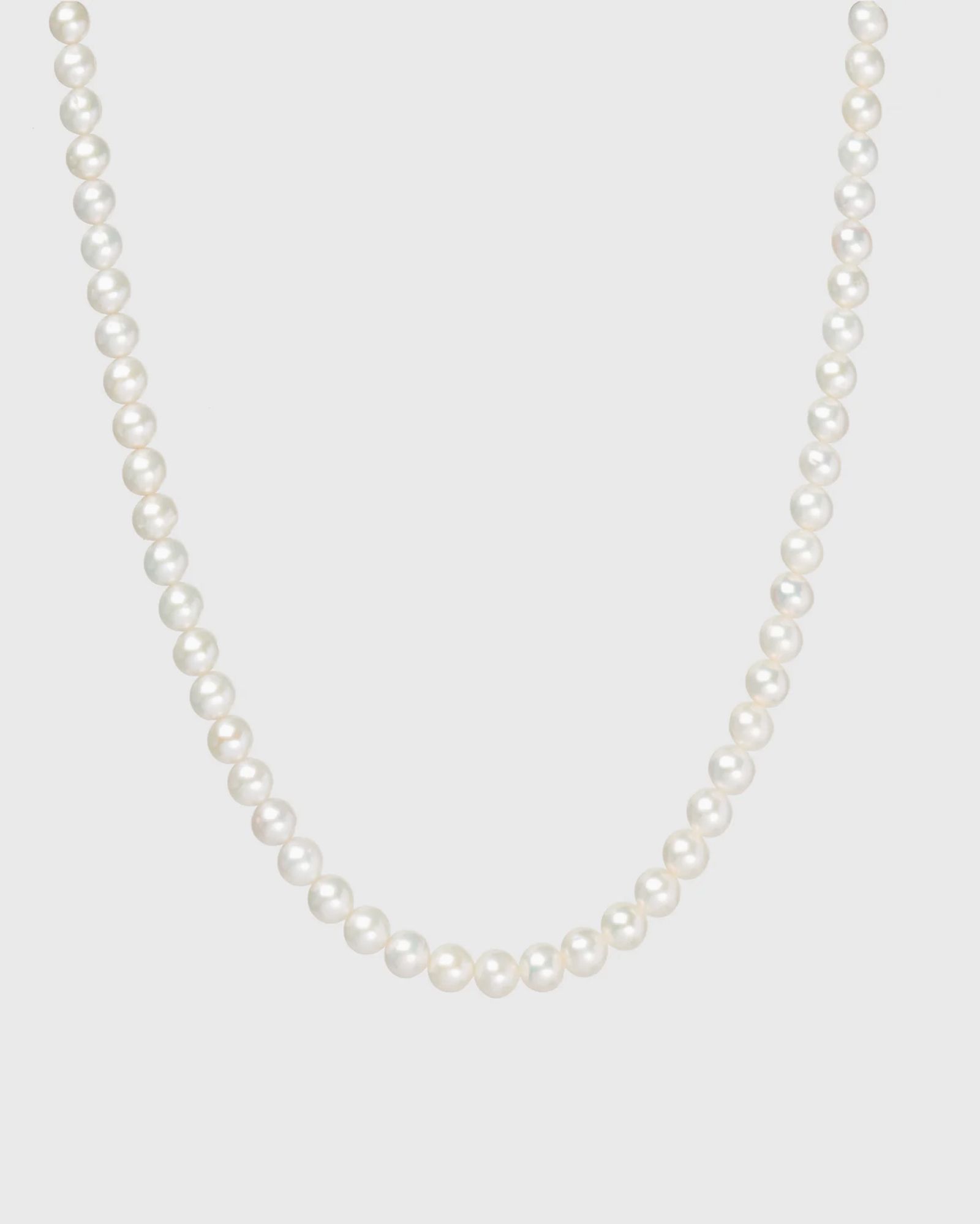 Hatton Labs Classic Pearl Chain men Jewellery silver in Größe:51 CM von Hatton Labs