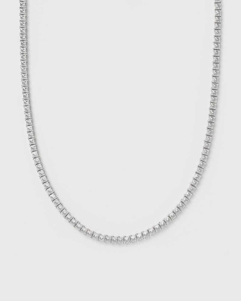 Hatton Labs Classic Tennis Chain S men Jewellery silver in Größe:51 CM von Hatton Labs