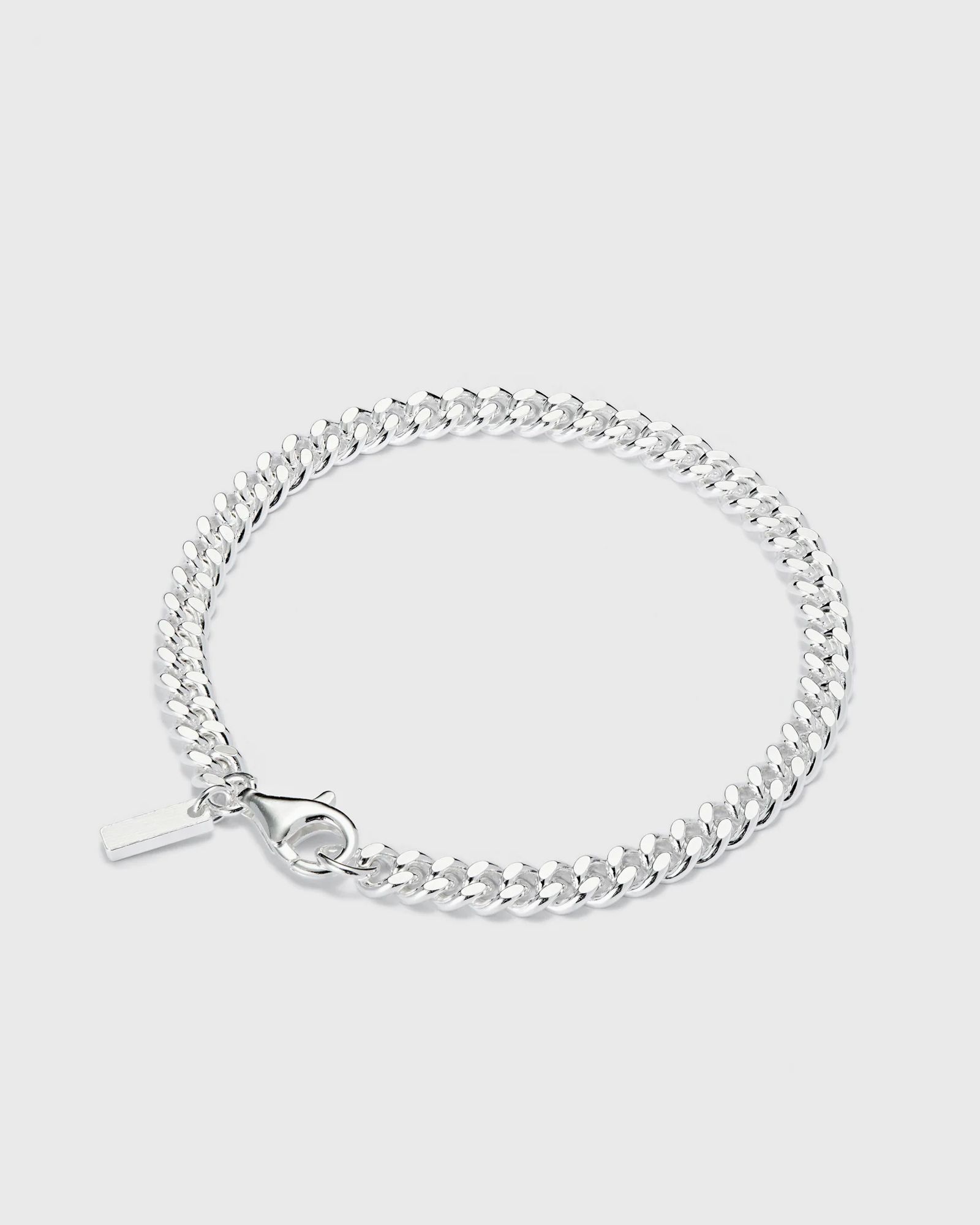 Hatton Labs Cuban Bracelet men Jewellery silver in Größe:M von Hatton Labs