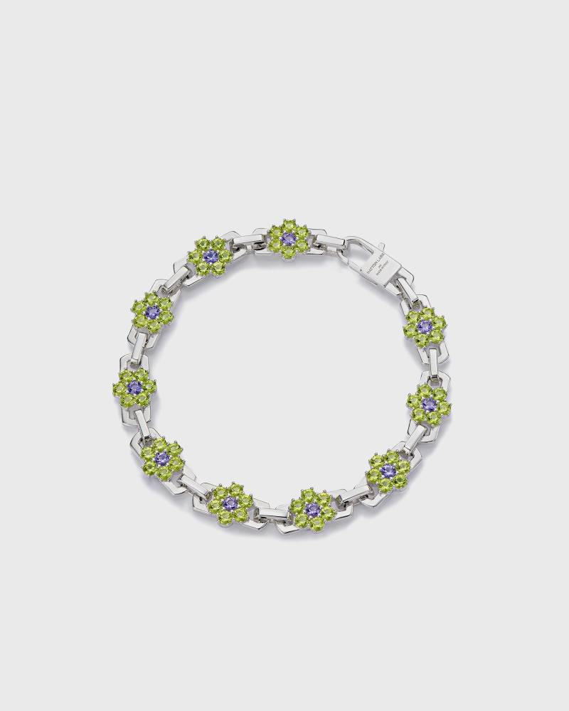 Hatton Labs DAISY BRACELET men Jewellery silver|yellow in Größe:21,6 CM von Hatton Labs