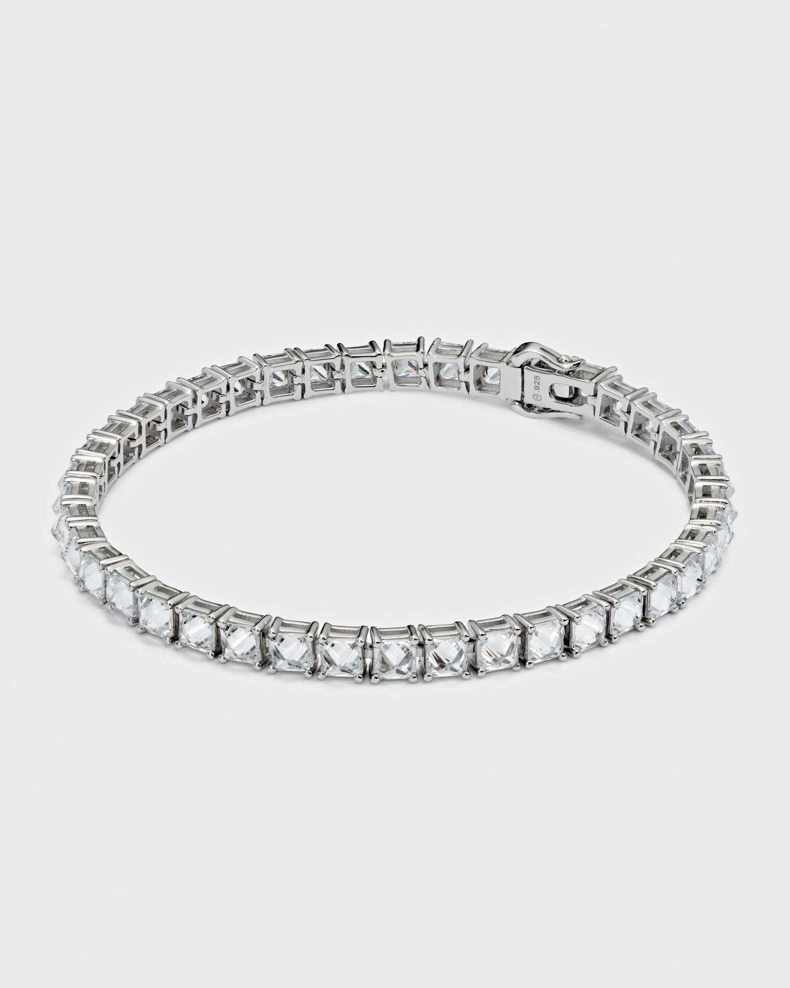 Hatton Labs Large Spikes Tennis Bracelet men Jewellery silver in Größe:XL von Hatton Labs