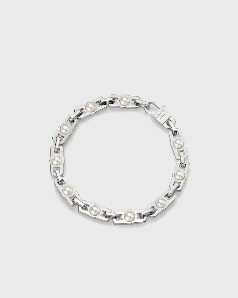 Hatton Labs NACRE BRACELET men Jewellery silver in Größe:21,6 CM von Hatton Labs