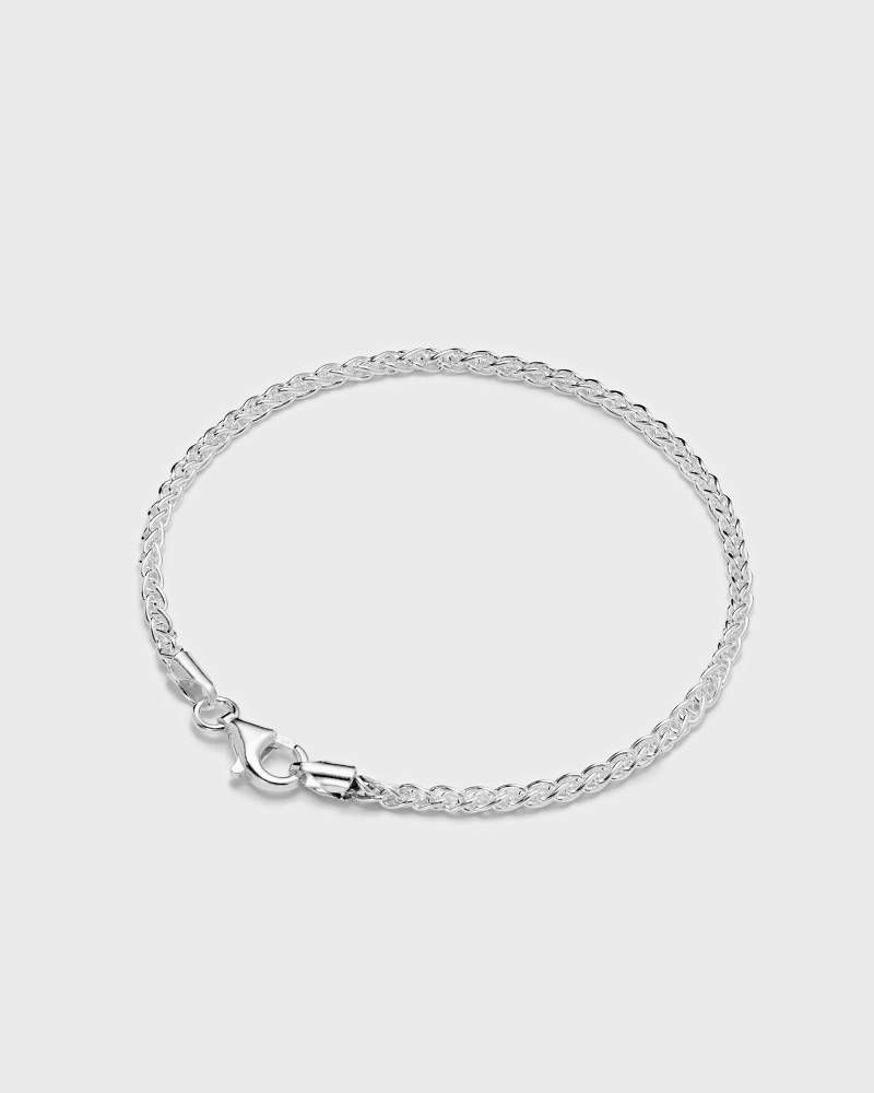Hatton Labs ROPE BRACELET men Jewellery silver in Größe:21,6 CM von Hatton Labs