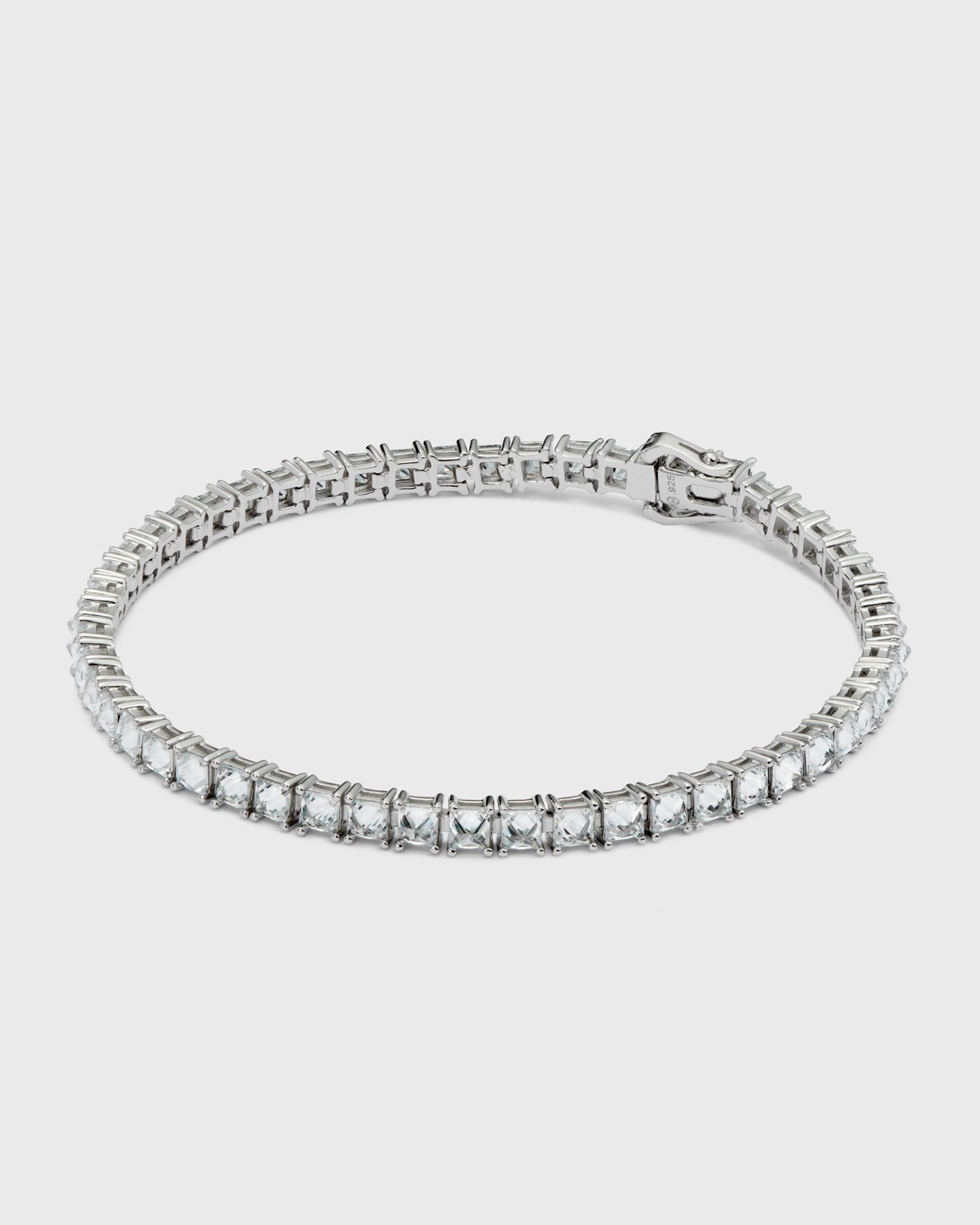 Hatton Labs Spikes Tennis Bracelet men Jewellery silver in Größe:XL von Hatton Labs