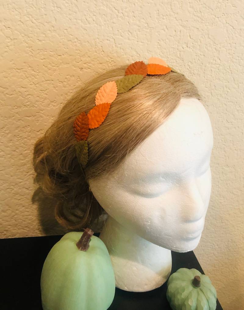 25% Sale - Farbenfrohes Blatt-stirnband Für Den Herbst Ernte, Rustikale Hochzeit, Party, Erntedankfest von Hattraction