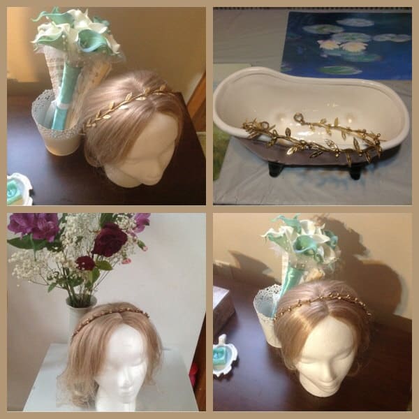 Goldbeeren Und Blätter Individuelle Kronen Kopfkranz Tiara - Hochzeit Party Brautjungfern Blumenmädchen Hawaii von Hattraction