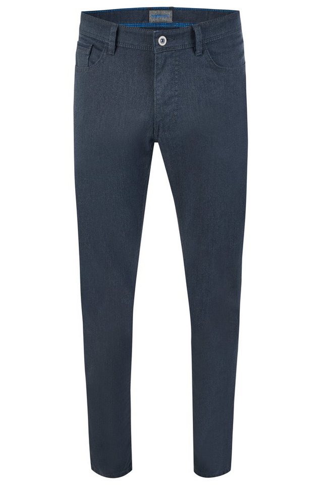 Hattric 5-Pocket-Jeans HATTRIC HUNTER blue gabardine 688085 6255.42 - WOOLEN LOOK von Hattric