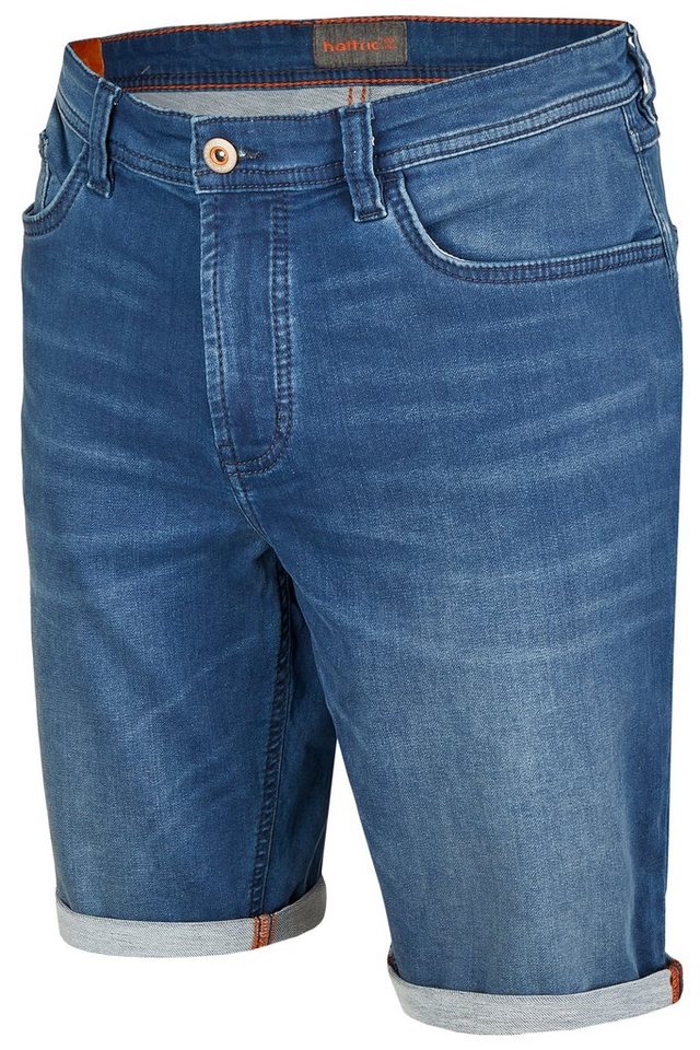 Hattric Bermudas Hattric Herren 5-Pocket-Shorts Jogg-Denim Mid Blue von Hattric