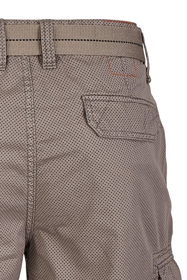 Hattric Bermudas Hattric Herren Cargo Bermuda mit Gürtel Grey with von Hattric