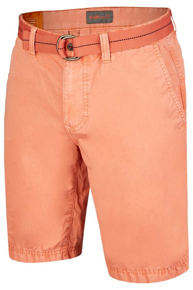 Hattric Bermudas Hattric Herren Chino Bermuda mit Gürtel Hummer Uni von Hattric